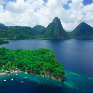 Views of the Pitons