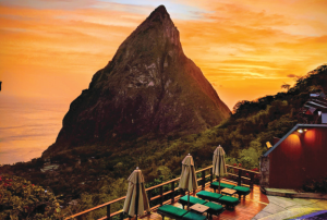 Views of the Pitons