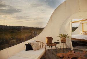 greenland bubble glamping room 2