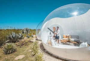 greenland bubble glamping stargazing